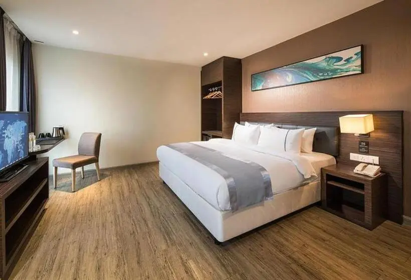 اتاق استاندارد با تخت بزرگ, Ramada Encore By Wyndham Chinatown Kuala Lumpur