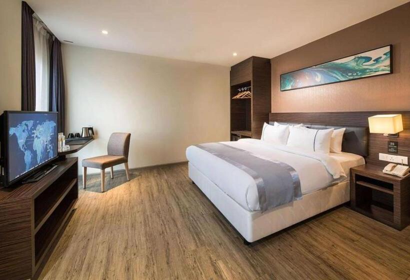 اتاق استاندارد با تخت بزرگ, Ramada Encore By Wyndham Chinatown Kuala Lumpur