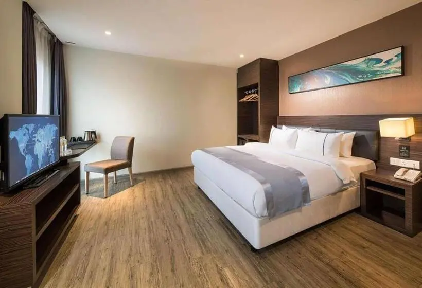 اتاق استاندارد با تخت بزرگ, Ramada Encore By Wyndham Chinatown Kuala Lumpur