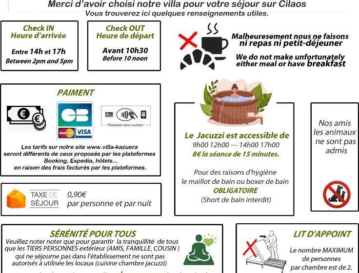 اتاق استاندارد, La Villa Kazuera