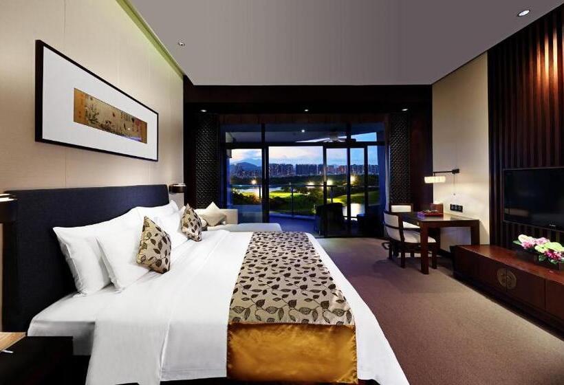 חדר דחוקס עם מיטת קינג, Shenzhen Castle Golf