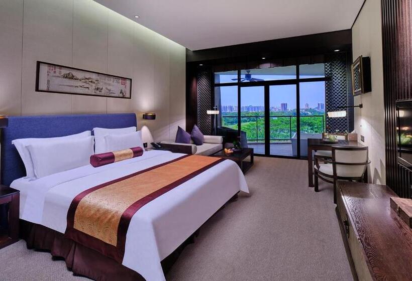 חדר דחוקס עם מיטת קינג, Shenzhen Castle Golf