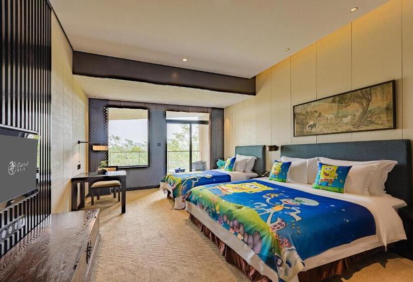 חדר משפחתי דלוקס, Shenzhen Castle Golf