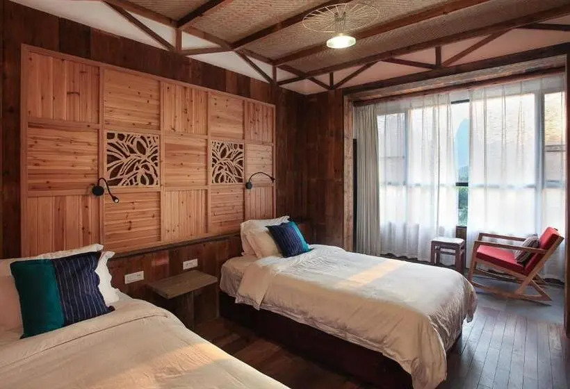 テラス付きスタンダードルーム, Yangshuo Shui Mo Ju Guesthouse