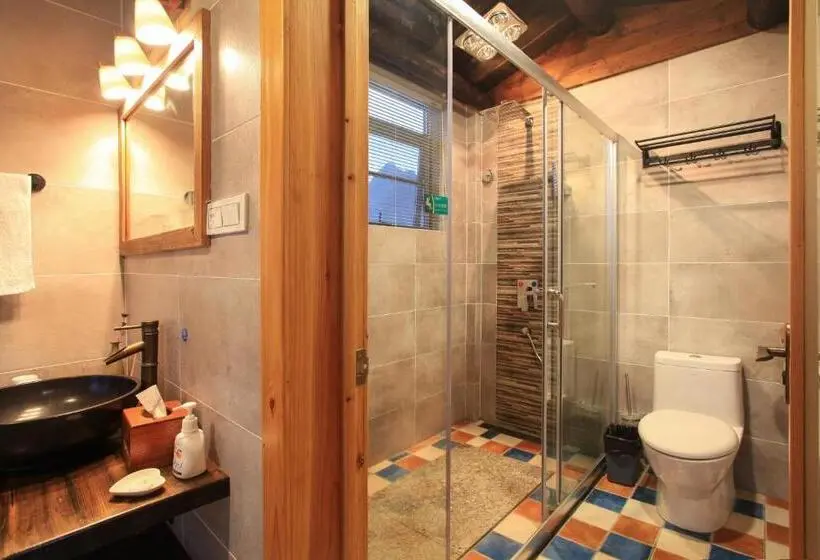 テラス付きスタンダードルーム, Yangshuo Shui Mo Ju Guesthouse