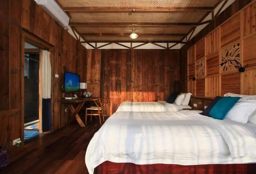 テラス付きスタンダードルーム, Yangshuo Shui Mo Ju Guesthouse