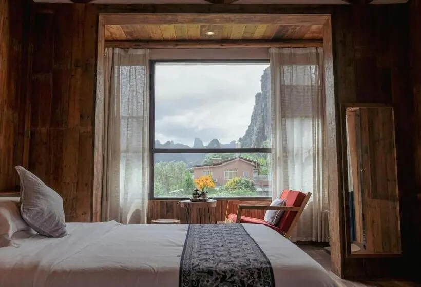 テラス付きスタンダードルーム, Yangshuo Shui Mo Ju Guesthouse