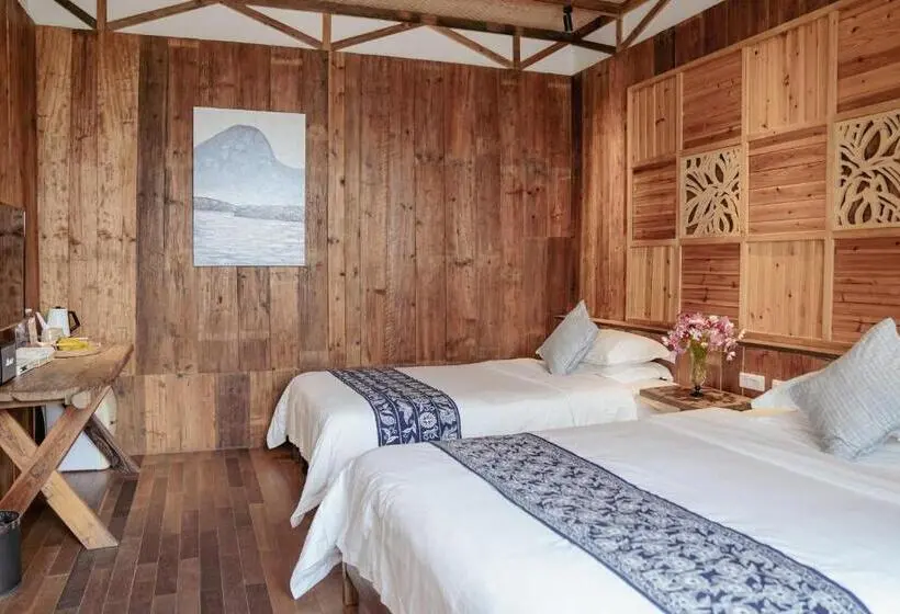 テラス付きスタンダードルーム, Yangshuo Shui Mo Ju Guesthouse