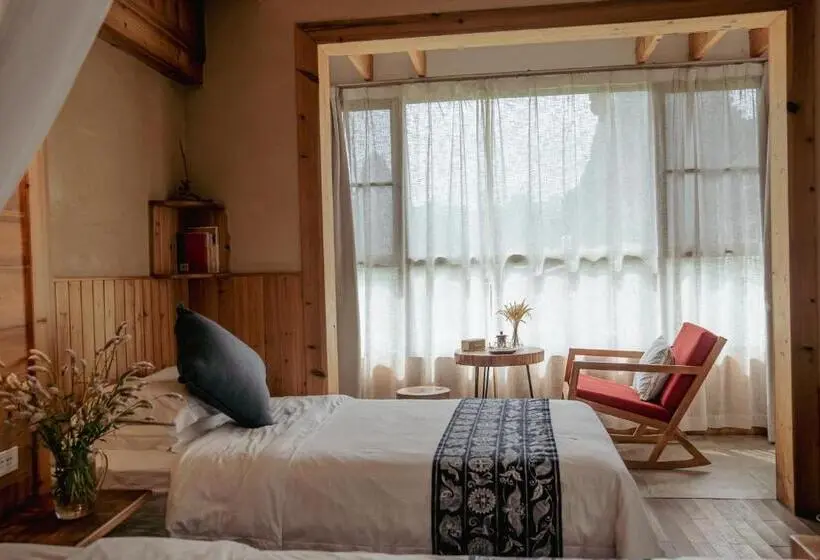 バルコニー付きスタンダードルーム, Yangshuo Shui Mo Ju Guesthouse