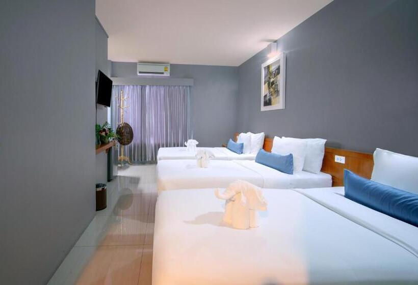 Quarto Triplo Superior, Villa Chacha Khaosan Rambuttri