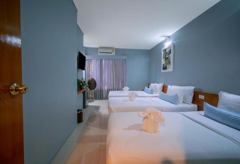 Quarto Triplo Superior, Villa Chacha Khaosan Rambuttri