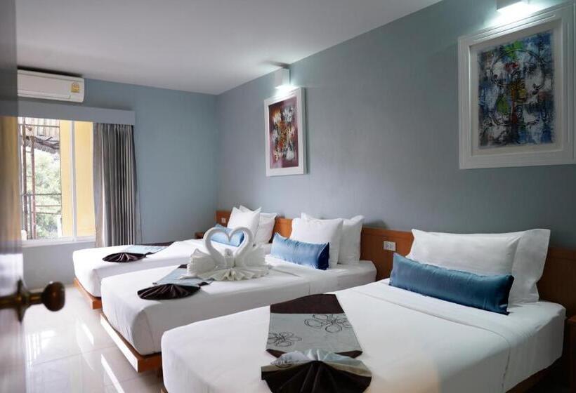 Quarto Triplo Superior, Villa Chacha Khaosan Rambuttri