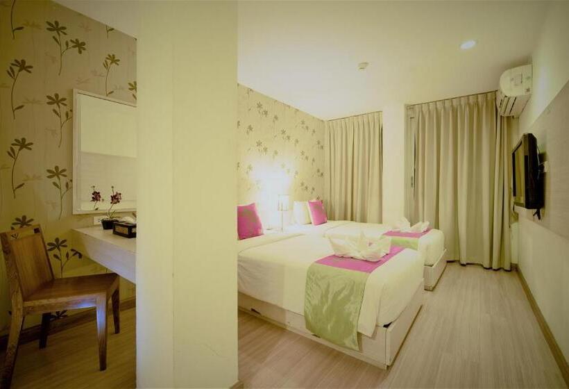 Quarto Deluxe com Sacada, Villa Chacha Khaosan Rambuttri