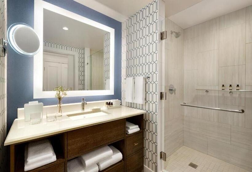 带大床的小型套房, Fairmont Austin