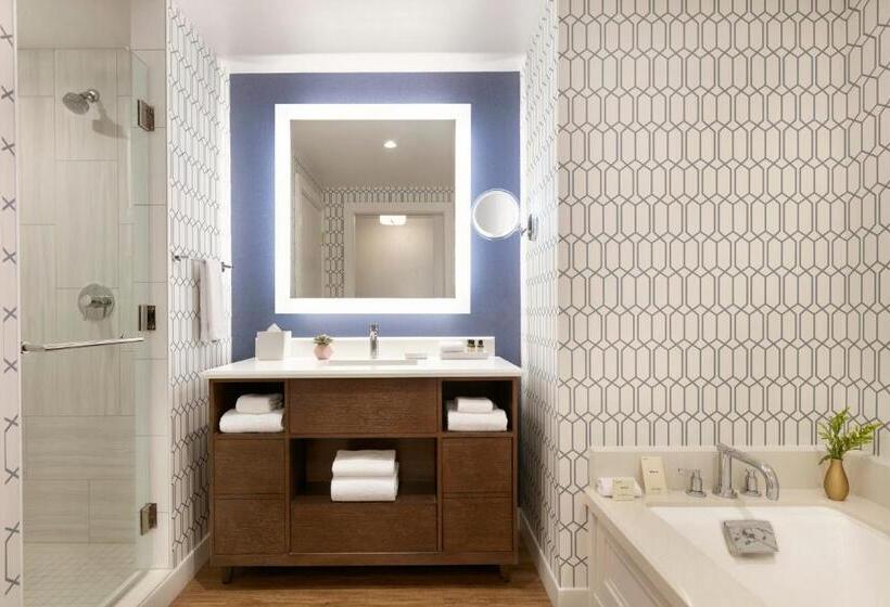 带大床的小型套房, Fairmont Austin