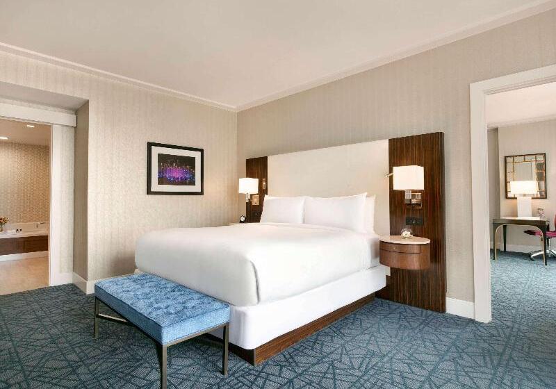 带大床的套房, Fairmont Austin