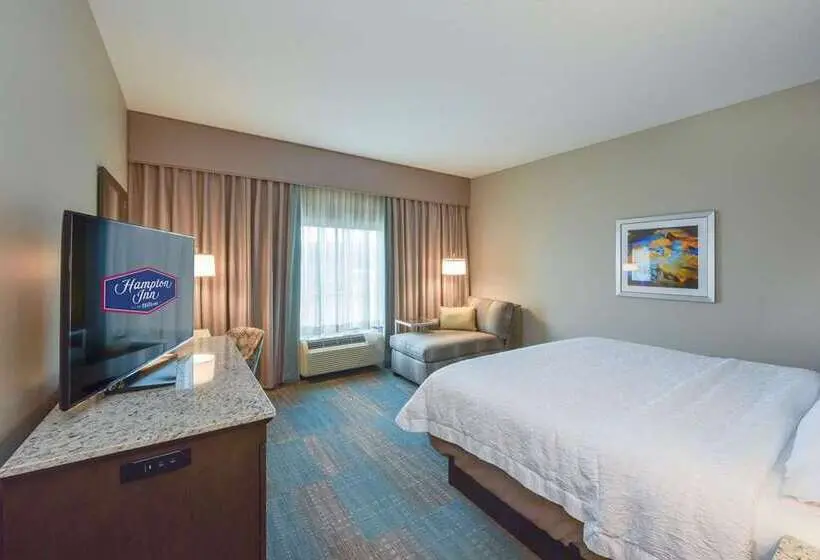 身障者適用キングサイズベッドルーム, Hampton Inn Parker