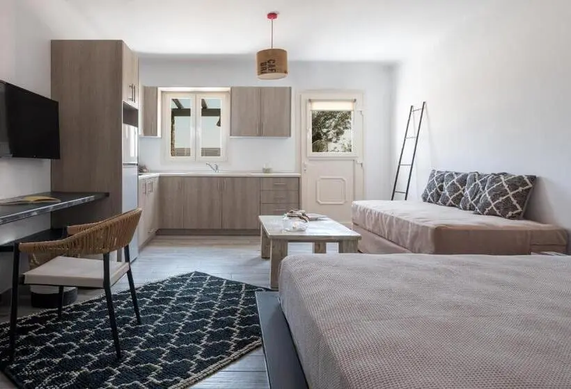Deluxe-huoneisto 1 Makuuhuone, Olive Mykonos Villas