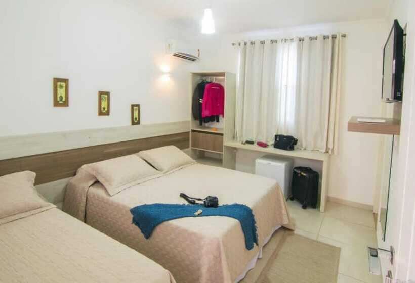 Номер Стандарт Трехместный, Pousada Recanto Jota Ge