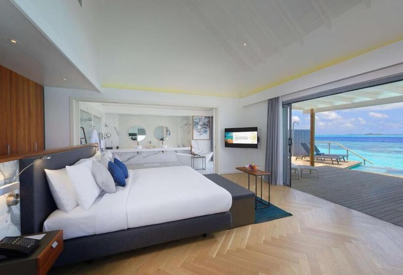 ویلای یک اتاق خوابه با استخر شنا, Outrigger Maldives Maafushivaru Resort