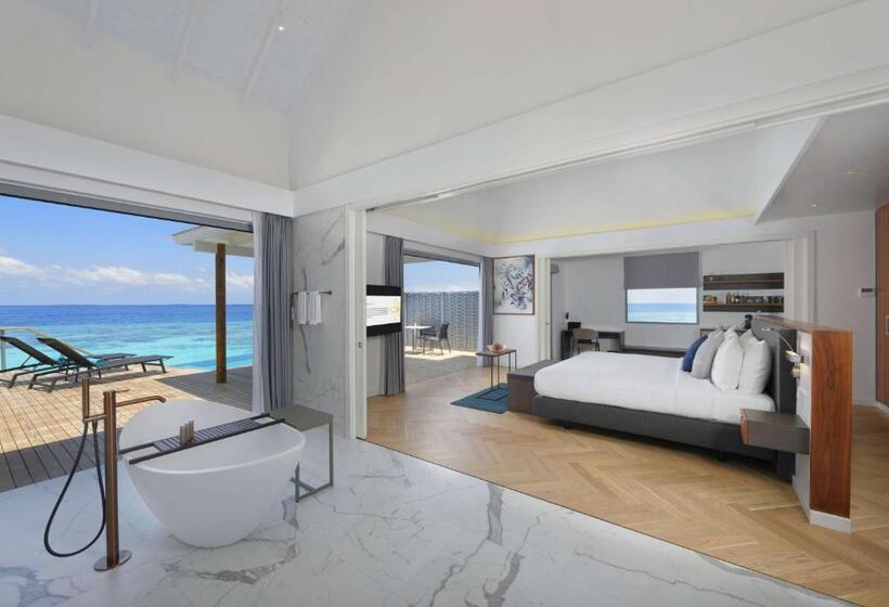 ویلای یک اتاق خوابه با استخر شنا, Outrigger Maldives Maafushivaru Resort