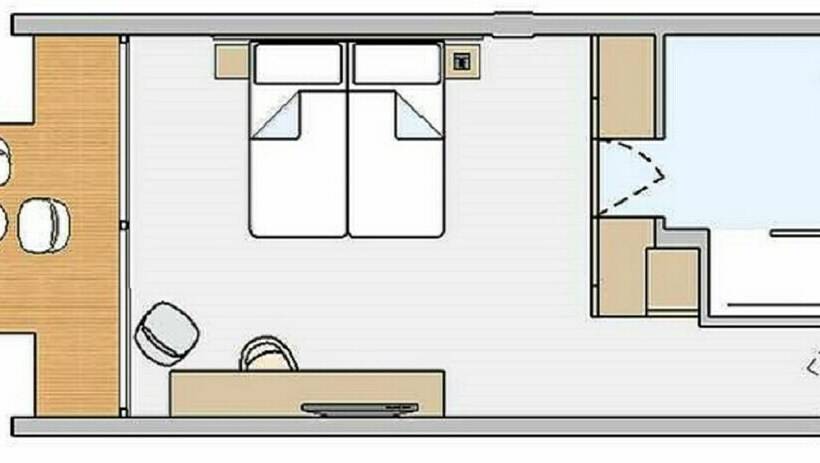 חדר סטנדרט צדדי נוף לים, Robinson Cyprus