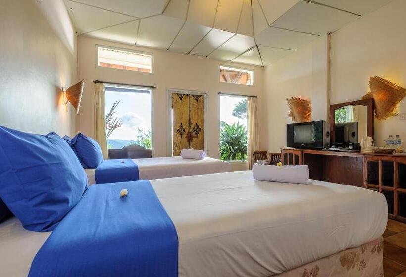 חדר סטנדרט נוף להרים, Lakeview  And Restaurant