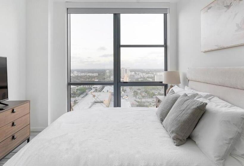 ２ベッドルームアパートメント, Flow Fort Lauderdale Condos By Barsala