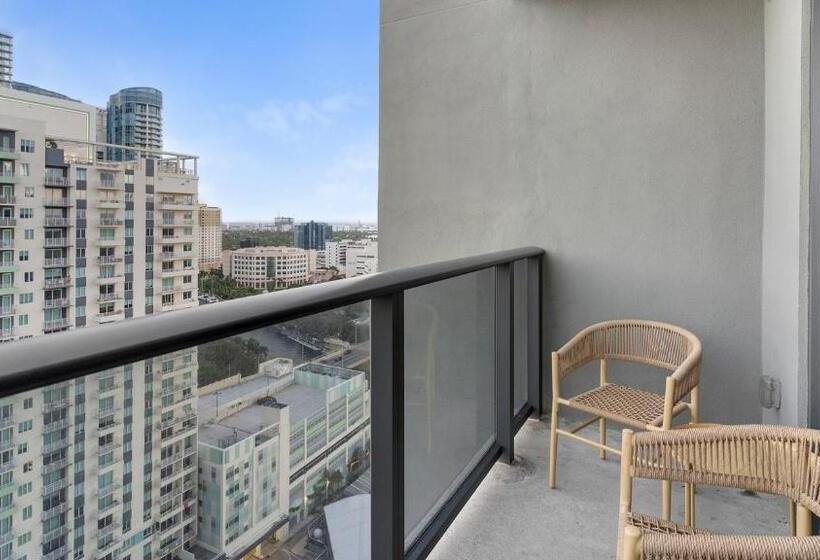 带2个卧室的公寓, Flow Fort Lauderdale Condos By Barsala