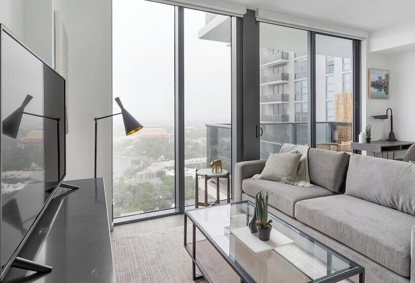 带1个卧室的公寓, Flow Fort Lauderdale Condos By Barsala