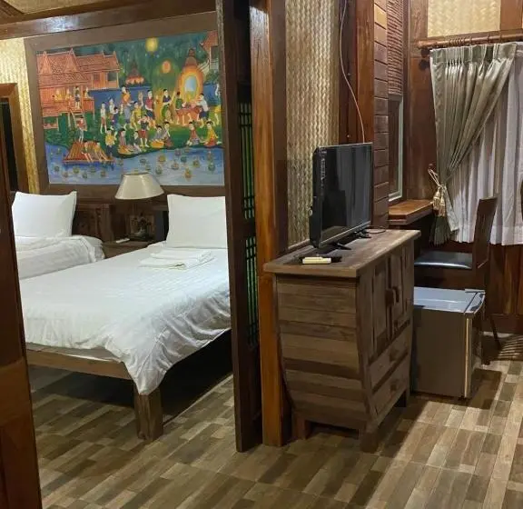 キングサイズベッドのスイートルーム, Denen Resort&minizoo