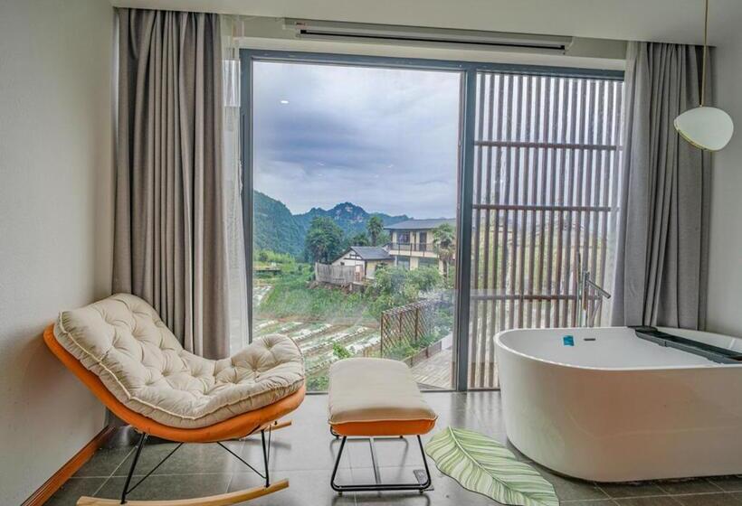 Cameră Standard cu Vedere la Munte, 张家界阅竹山居民宿