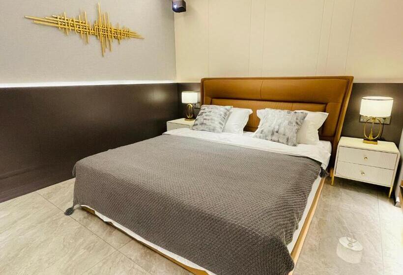 חדר סטנדרט עם מיטת קינג, Jingxu Hotel Mentougou Shang An Subway Station