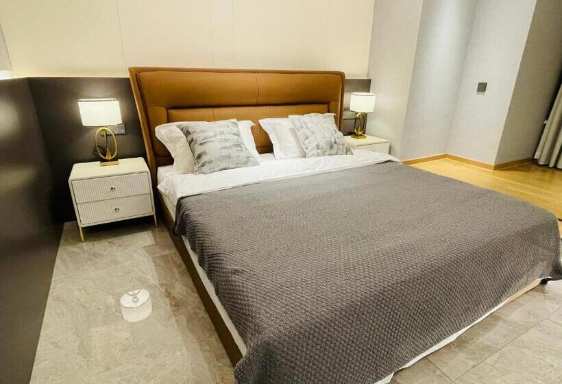 חדר סטנדרט עם מיטת קינג, Jingxu Hotel Mentougou Shang An Subway Station