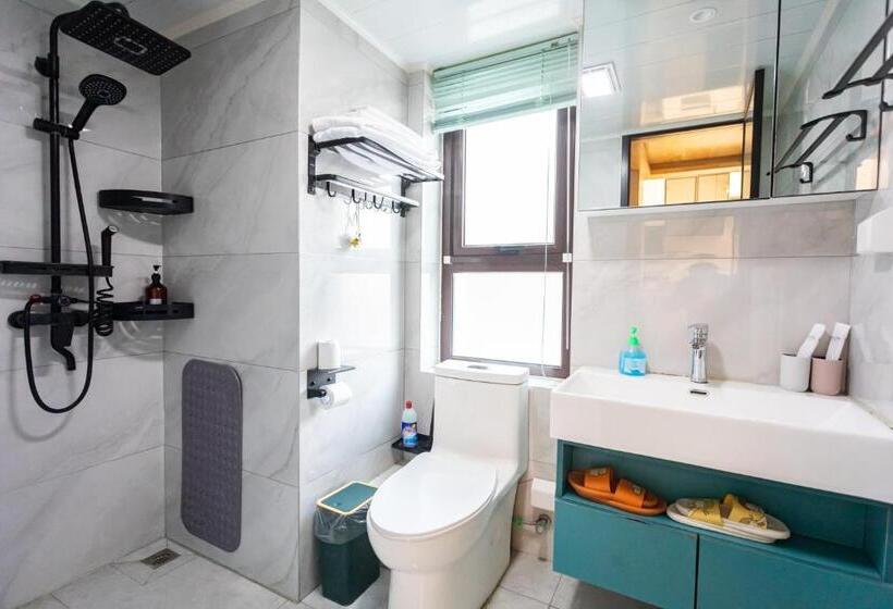 סוויטה דלוקס, Jingxu Hotel Mentougou Shang An Subway Station