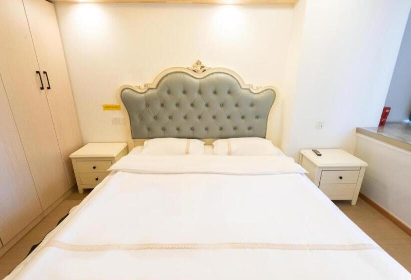 סוויטה דלוקס, Jingxu Hotel Mentougou Shang An Subway Station