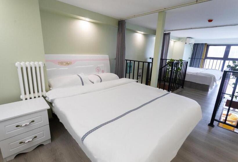 חדר משפחתי, Jingxu Hotel Mentougou Shang An Subway Station