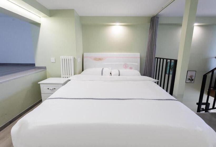 חדר משפחתי, Jingxu Hotel Mentougou Shang An Subway Station