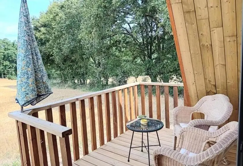 テラス付きスタンダードルーム, Le Chalet Dans Les Près