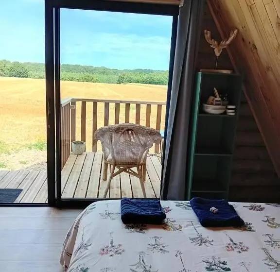 テラス付きスタンダードルーム, Le Chalet Dans Les Près