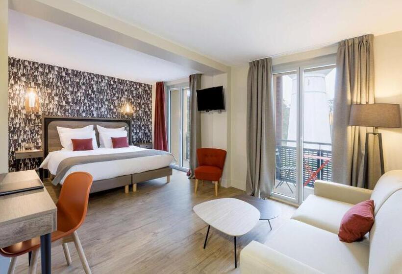 חדר סופריור עם מיטת קינג, Best Western La Porte Des Chateaux