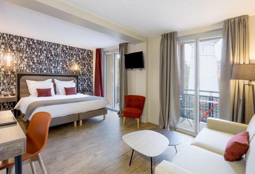 חדר סופריור עם מיטת קינג, Best Western La Porte Des Chateaux