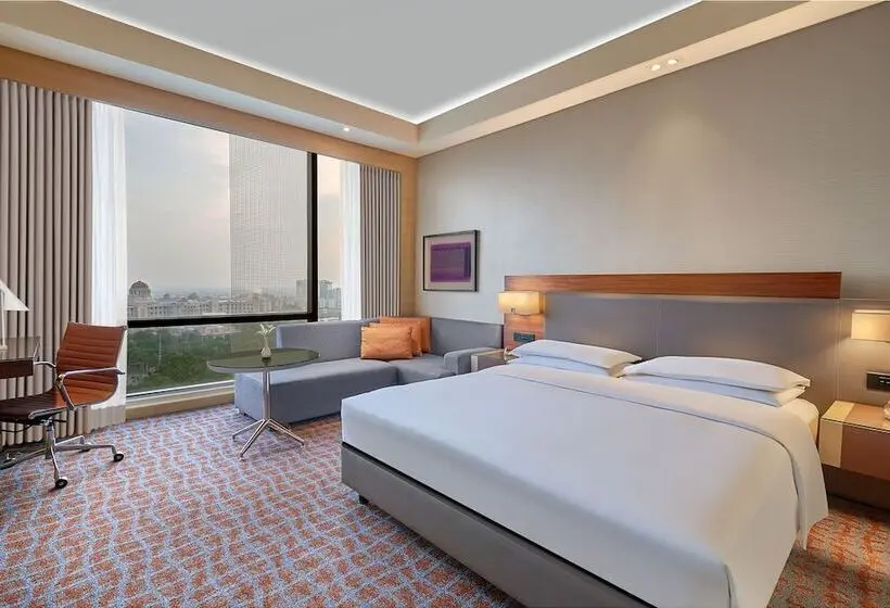 ダブルベッドスタンダードルーム, Hyatt Regency Lucknow Gomti Nagar
