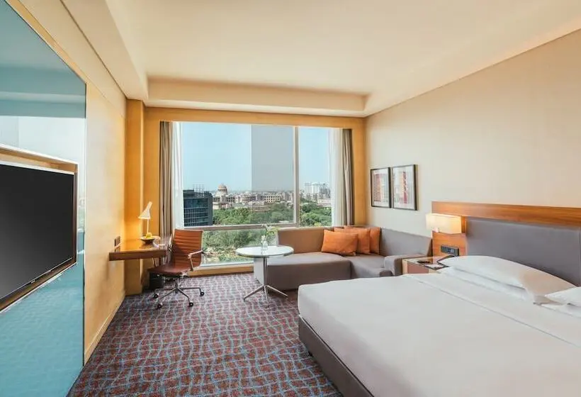 ダブルベッドスタンダードルーム, Hyatt Regency Lucknow Gomti Nagar