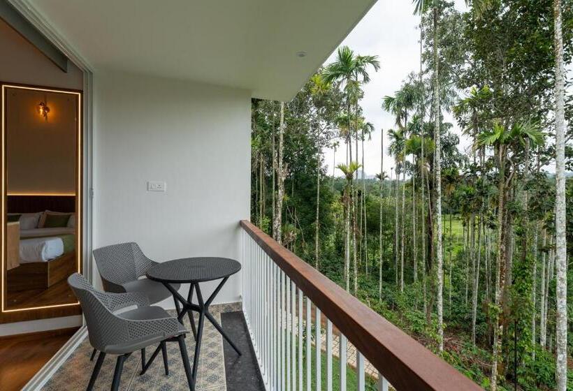 ガーデンビューの１ベッドルームビラ, Theyila Wayanad