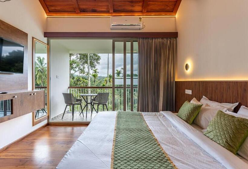 ガーデンビューの１ベッドルームビラ, Theyila Wayanad