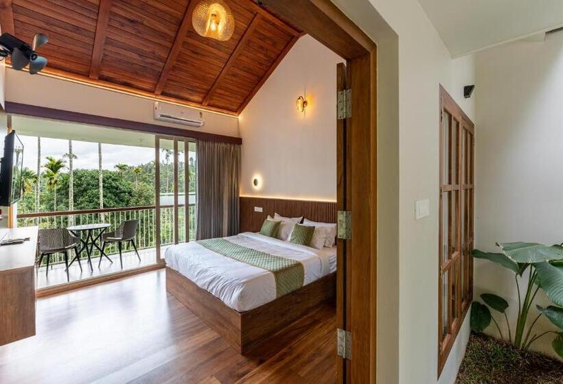 ガーデンビューの１ベッドルームビラ, Theyila Wayanad