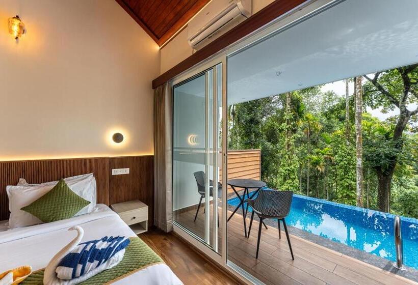 プール付き１ベッドルームヴィラ, Theyila Wayanad