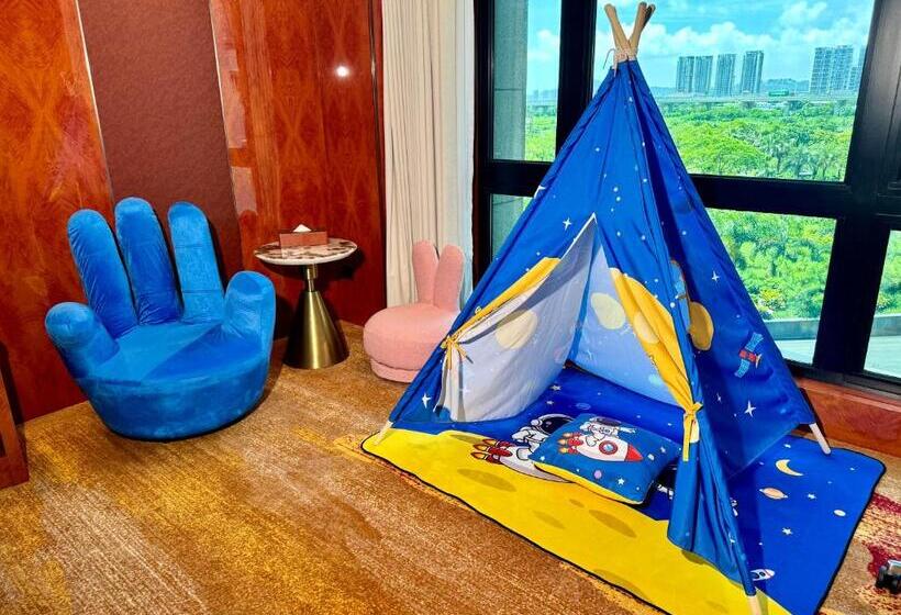 חדר סטנדרט עם מיטת קינג, 珠海金湾毛林大酒店