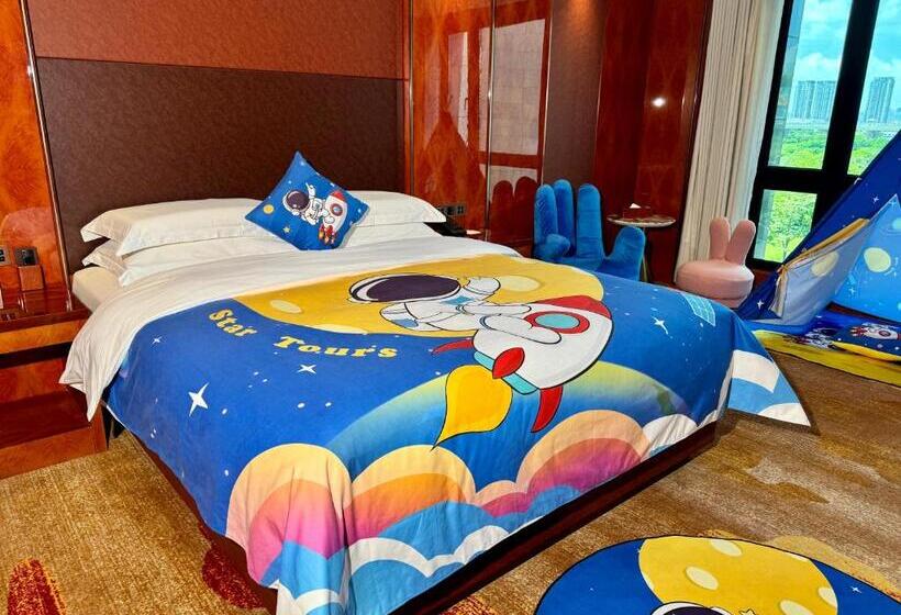 חדר סטנדרט עם מיטת קינג, 珠海金湾毛林大酒店